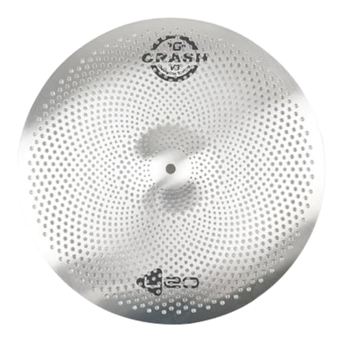 Amagogo Beckentrommel mit geringem Volumen, Zubehör für Beckentrommeln zum Drummer-Üben, Übungsbecken, 20inch Amagogo Beckentrommel mit geringem Volumen, Zubehör für Beckentrommeln zum Drummer-Üben, Übungsbecken, 20inch von Amagogo