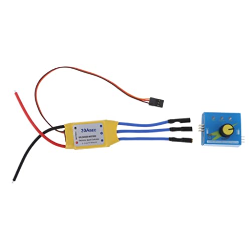 Amagogo Brandneues DC 12V 30A ESC Hochleistungs + Motorcontroller PWM RC Flugzeug von Amagogo