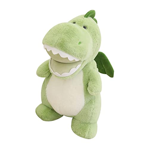 Amagogo Cartoon Dinosaurier Plüschtiere Bequem mit PP Plüschpuppe, Grün 25cm von Amagogo