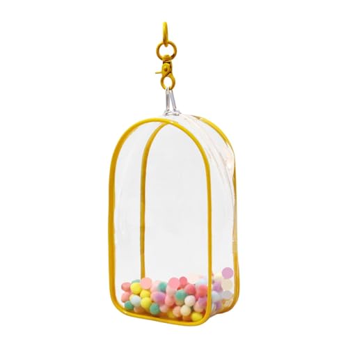 Amagogo Clear Figure Display -Tasche mit Schlüsselbund, Mini -Figur -Speichergehäuse, für Sammler tragbare kompakte Hanging -Organizer -Beutel, Gelb Amagogo Clear Figure Display -Tasche mit Schlüsselbund, Mini -Figur -Speichergehäuse, für Sammler tragbare kompakte Hanging -Organizer -Beutel, Gelb von Amagogo