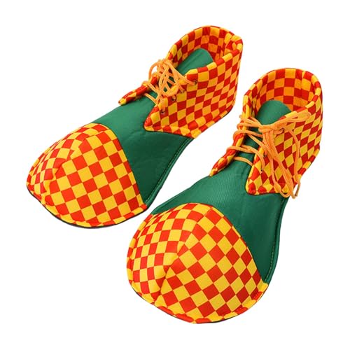 Amagogo Clown-Schuhe Kostüm Schuhe, Costume Clown Shoes, Lustige Weihnachts-Party-Dekorationen, Originelles Geschenk, Urlaubs-Kostüm-Zubehör von Amagogo