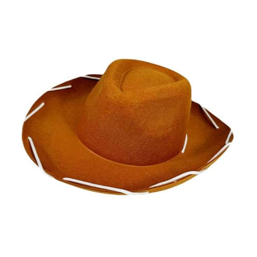 Amagogo Cowboyhut Flat Bim Cowboy Hut Kostüm Kleidung Accessoires Dekorative Sonnenhut für Rodeo Erwachsene, der Sommer fischt, Braun Amagogo Cowboyhut Flat Bim Cowboy Hut Kostüm Kleidung Accessoires Dekorative Sonnenhut für Rodeo Erwachsene, der Sommer fischt, Braun von Amagogo