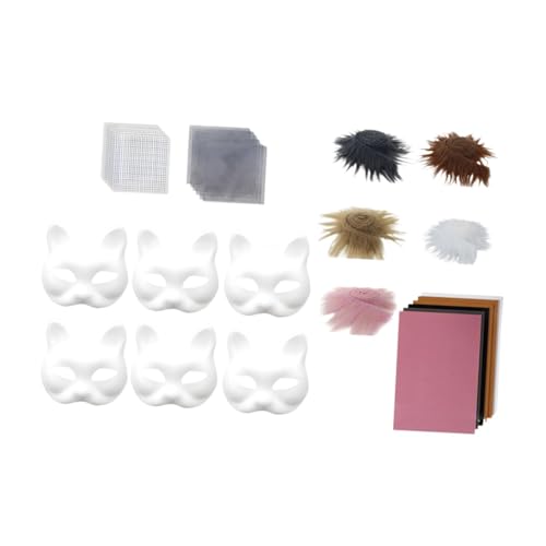 Amagogo DIY Kit Kostüme Accessoires Tiermaske für Frauen Männer Anfänger Halloween, Style B von Amagogo