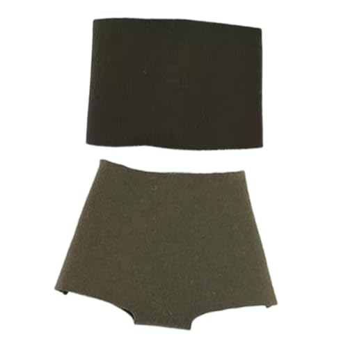 Amagogo Damenkleidung im Maßstab 1/6, Kostüm, Freizeit-Accessoires, modische Kleidung, Actionfiguren-Kleidung, Tube-Top und Shorts im Maßstab 1:6, GrÜn Amagogo Damenkleidung im Maßstab 1/6, Kostüm, Freizeit-Accessoires, modische Kleidung, Actionfiguren-Kleidung, Tube-Top und Shorts im Maßstab 1:6, GrÜn von Amagogo