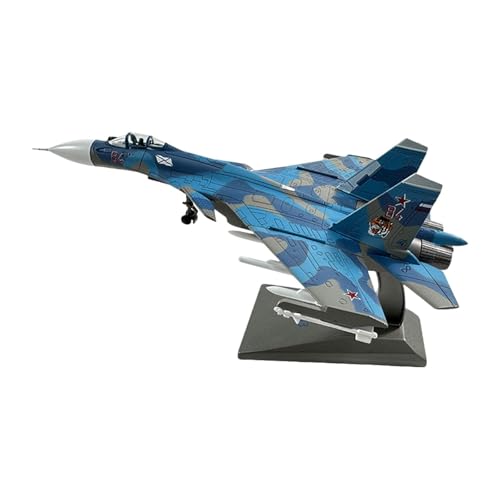 Amagogo Dascast Model Flugzeug Spielzeug SU-33 1: 100 Skala mit Stand Display-Modellflugzeug für Souvenir Party bevorzugt Geschenke Raumdekoration von Amagogo