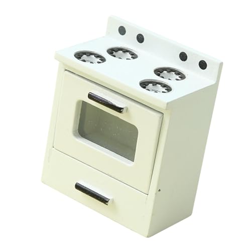 Amagogo Dollhouse Kitchen Herd Dollhouse Möbel 1/12 Maßstab entwickeln kognitive Fähigkeiten, Spiel für Kinderszene -Requisiten vorgibt, Weiß Amagogo Dollhouse Kitchen Herd Dollhouse Möbel 1/12 Maßstab entwickeln kognitive Fähigkeiten, Spiel für Kinderszene -Requisiten vorgibt, Weiß von Amagogo