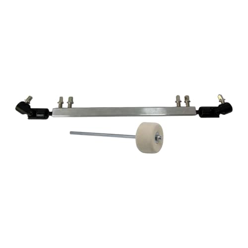 Amagogo Doppel Bass Drum Pedal Antriebswelle Antriebswelle Pleuel Einfache Installation Verbindungsstange, Schwarzes Silber von Amagogo