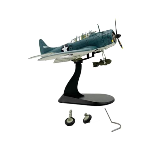 Amagogo Druckguss- 1/72 Dauntless Sturzkampfbomber, hochdetailliertes Tischdekor-Ornament, Flugzeugdisplay für Bücherregal, Wohnzimmer von Amagogo