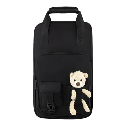 Amagogo Drumstick Mallet Bag Percussion Zubehör, Drumstick Aufbewahrungstasche, Drum Mallet Halter für, Schwarz von Amagogo