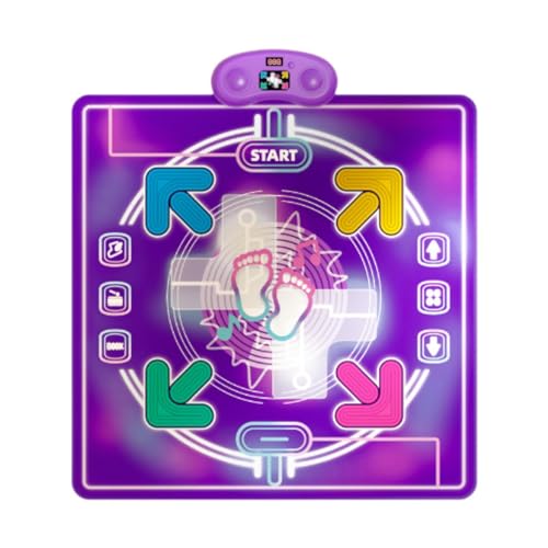 Amagogo Elektronische Tanzmatte Dancing Music Pad Eltern Kind Interaktiver Rhythmus Spiel Mat für 3 4 5 6 7 8 9 10 11 12 Jahre alte Erwachsene von Amagogo