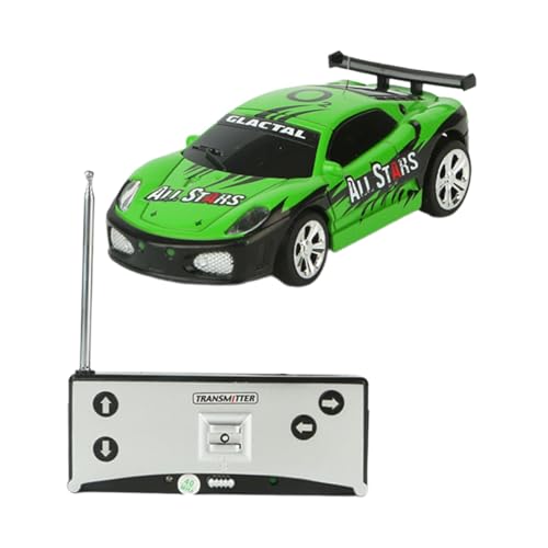 Amagogo Fahrzeuggeschenke für Kinder, ferngesteuertes Auto, Spielzeugauto, ferngesteuertes Spielzeugauto, Mini-RC-Auto, RC-Autos für den Innenbereich, grün und schwarz von Amagogo