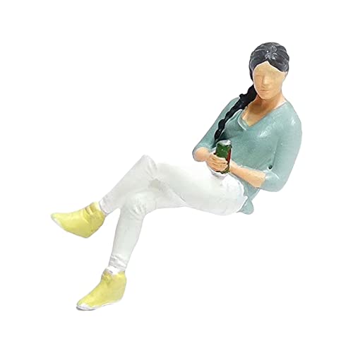 Amagogo Figuren im Maßstab 1:64 Modell Resin Diorama 1/64 Figuren für Modelleisenbahnanlagen DIY Projektmodelle Architekturmodelle Spur S, Frauen von Amagogo