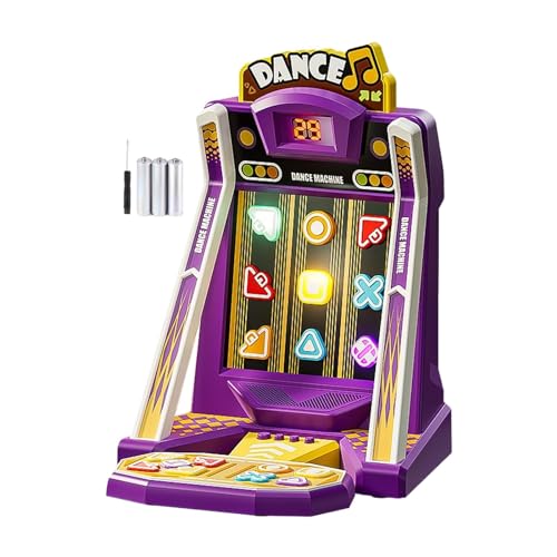 Amagogo Fingertanz-Spielkonsole, schnelles Push-Spiel, mehrere Spielmodi, Spielzeug, leuchtendes Zappelspiel, Arcade-Spiele für Kinder, Erwachsene, Teenager , violett von Amagogo