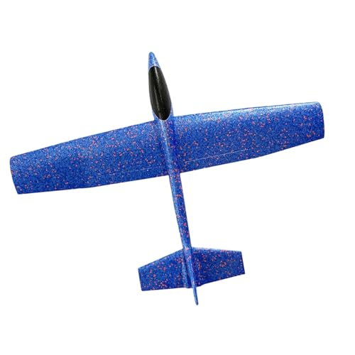 Amagogo Foam Flugzeug Spielzeugflugzeug Spielzeug leicht zu Fly -Flugzeuge, Hand werfen Fliegerspielzeug für Kinder Segelflugzeug für Anfänger Mädchen Kinder, Blau von Amagogo
