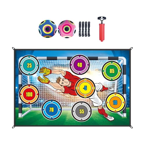 Amagogo Fußballspiel -Set mit klebrigen Fußball -Flanellziel, Fußballspiel -Set, Target Toss Party Game für Kinder, Style A Amagogo Fußballspiel -Set mit klebrigen Fußball -Flanellziel, Fußballspiel -Set, Target Toss Party Game für Kinder, Style A von Amagogo