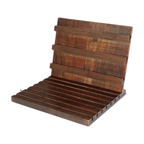 Amagogo Gedenk-Specie-Ausstellungsstand, Holz-Specie-Halter, Organizer, Aufbewahrungsbox, solides Specie-Tisch-Ausstellungsregal von Amagogo