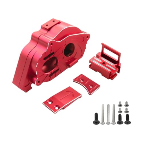 Amagogo Getriebefall Center Getriebe Getriebekoffer für DIY modifiziert für 1/8 4s, Rot von Amagogo