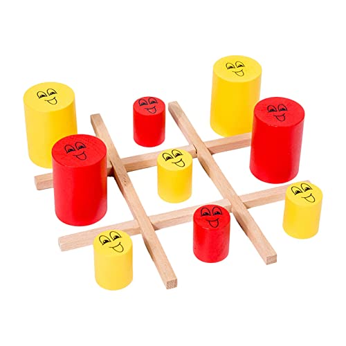 Amagogo Groß frisst klein Tic Tac Toe BrettspielInteraktives Eltern-Kind-Schachspiel Set 2 Spieler Tic Tac Toe für Kinder von Amagogo