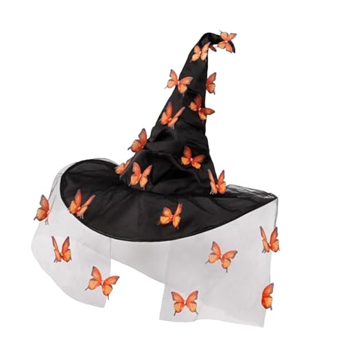 Amagogo Halloween Hexenhut Cosplay Bequeme Dekoration Kreatives Kostümzubehör für Kostümpartys Karnevalsrollenspiele, Orange Amagogo Halloween Hexenhut Cosplay Bequeme Dekoration Kreatives Kostümzubehör für Kostümpartys Karnevalsrollenspiele, Orange von Amagogo