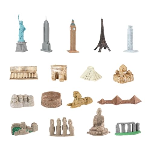 Amagogo Historische Wahrzeichen Bausätze Architektur Set Architektur Welt Gebäude Modell Reise Um Die Welt für Home Kid, 17 Stück Amagogo Historische Wahrzeichen Bausätze Architektur Set Architektur Welt Gebäude Modell Reise Um Die Welt für Home Kid, 17 Stück von Amagogo