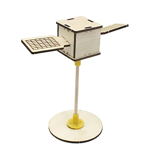 Amagogo Hölzernes DIY-Mond-Set, Lernspielzeug, wissenschaftliches Experiment, Spielzeug, DIY-Mond-Modellbausatz, Bauspielzeug, wissenschaftliches Modell für von Amagogo