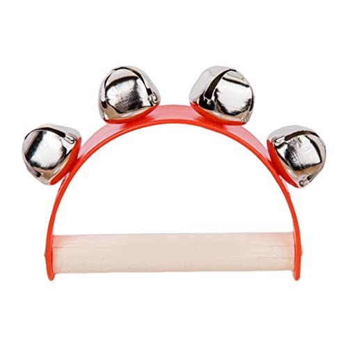 Amagogo Hölzernes Handbell Percussion Instrument Lernspielzeug Drum Bell, von Amagogo