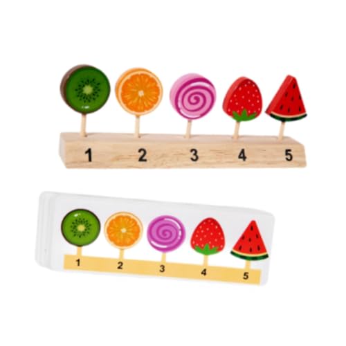 Amagogo Hölzernes Spiellebensmittelspielzeug, Rollenspiel, realistisches, kreatives Rollenspiel, Küchenzubehör für Kinder im Alter von 3, 4 und 5 Jahren, Lutscher Amagogo Hölzernes Spiellebensmittelspielzeug, Rollenspiel, realistisches, kreatives Rollenspiel, Küchenzubehör für Kinder im Alter von 3, 4 und 5 Jahren, Lutscher von Amagogo