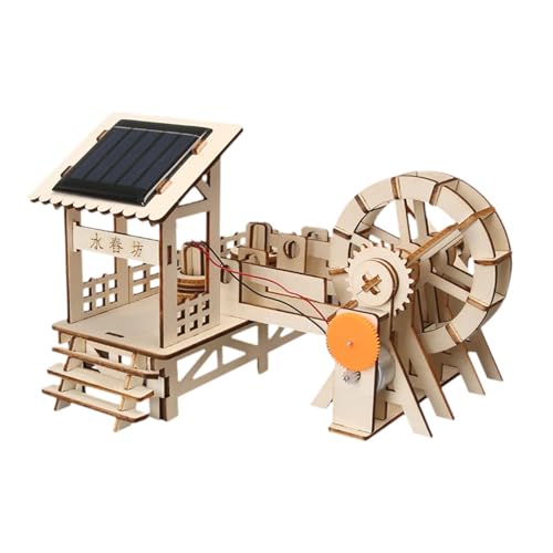 Amagogo Holzbaustein-Kit, Wissenschaftsspielzeug, Experimente, DIY, solarbetriebenes Technologiespielzeug für Schulkinder, Grundschulgeschenke von Amagogo