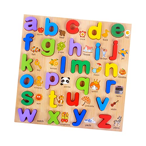 Amagogo Holzbuchstabe Tier Wort Puzzle Geburtstagsgeschenke, Alphabet Spielzeug Alphabet Übung Lernen Pädagogisches Lernspielzeug, Mädchen und Jungen, Kleinbuchstaben Amagogo Holzbuchstabe Tier Wort Puzzle Geburtstagsgeschenke, Alphabet Spielzeug Alphabet Übung Lernen Pädagogisches Lernspielzeug, Mädchen und Jungen, Kleinbuchstaben von Amagogo
