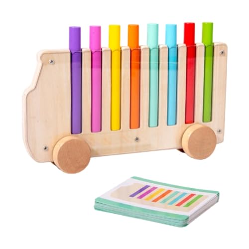 Amagogo Holzbus-Steckspiel, passendes Spielzeug, Flexibles Früherziehungsspielzeug, Feinmotoriktraining für Schul- und Wohnzimmerkinder Amagogo Holzbus-Steckspiel, passendes Spielzeug, Flexibles Früherziehungsspielzeug, Feinmotoriktraining für Schul- und Wohnzimmerkinder von Amagogo