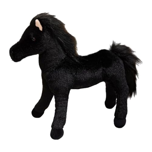 Amagogo Horse Doll werfen Kissen Stehende Ornament, Stofftier, für Freunde Kinder Kinder Jungen Mädchen Neujahr Geschenk, L Black Amagogo Horse Doll werfen Kissen Stehende Ornament, Stofftier, für Freunde Kinder Kinder Jungen Mädchen Neujahr Geschenk, L Black von Amagogo