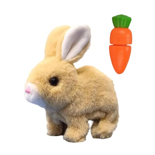 Amagogo Kaninchen kuschely Spielzeug interaktive Spielzeughasenpuppe süß mit Sound, Braun Amagogo Kaninchen kuschely Spielzeug interaktive Spielzeughasenpuppe süß mit Sound, Braun von Amagogo