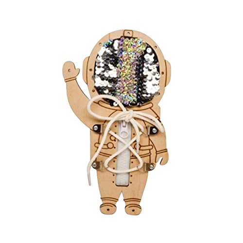 Amagogo Kids Busy Board DIY Material Feinmotorik Activity Sensory Board Developmental Early Education Activity Board für Reise, Astronaut Amagogo Kids Busy Board DIY Material Feinmotorik Activity Sensory Board Developmental Early Education Activity Board für Reise, Astronaut von Amagogo