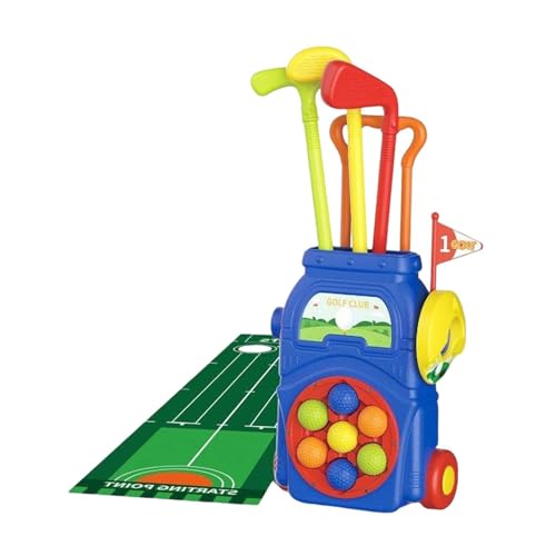 Amagogo Kids Golf Club Set Spielzeug Indoor Golfspielzeug, Handaugenkoordination, Bildung, Outdoor Sport, Kleinkinder Golf Set für Kinderbabys, Blau Amagogo Kids Golf Club Set Spielzeug Indoor Golfspielzeug, Handaugenkoordination, Bildung, Outdoor Sport, Kleinkinder Golf Set für Kinderbabys, Blau von Amagogo