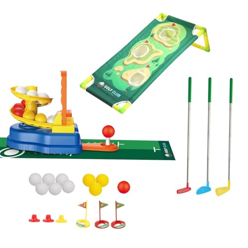 Amagogo Kids Golf Set, Innen im Freien mit Golfstangen Bällen und Mat Sportspielzeug Golfspielzeug für Kinder 3 4 5 Jahre alte Kinder Kleinkinder, Style A Amagogo Kids Golf Set, Innen im Freien mit Golfstangen Bällen und Mat Sportspielzeug Golfspielzeug für Kinder 3 4 5 Jahre alte Kinder Kleinkinder, Style A von Amagogo