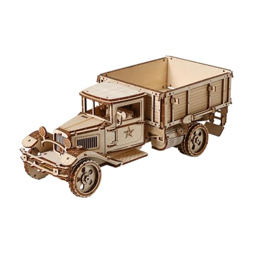Amagogo Kinder 3D Puzzle Kit DIY Assembly Spielzeug Holzmodell Truck Spielzeug Hölzer LKW -Puzzle für Teenager Erwachsene Hobby Home Decor von Amagogo
