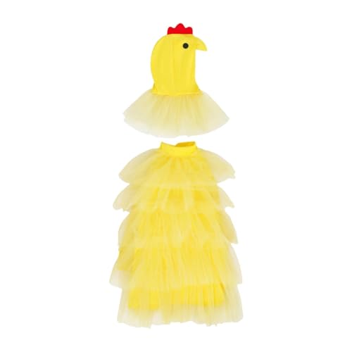 Amagogo Kinder Halloween Kostüm Cosplay süßes Hühnchen -Outfit für die Osterbühne Performance, L von Amagogo