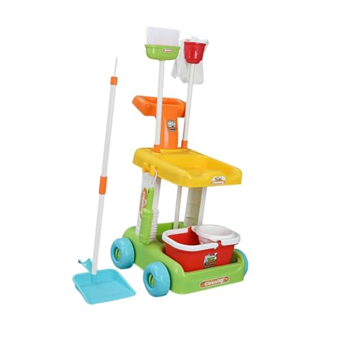 Amagogo Kinder-Haushalts-Reinigungswerkzeug, Hausarbeit, sauberes Spielzeug, sauberer Rollenspiel- und Reinigungsset für Kinder, 6 Stück Amagogo Kinder-Haushalts-Reinigungswerkzeug, Hausarbeit, sauberes Spielzeug, sauberer Rollenspiel- und Reinigungsset für Kinder, 6 Stück von Amagogo
