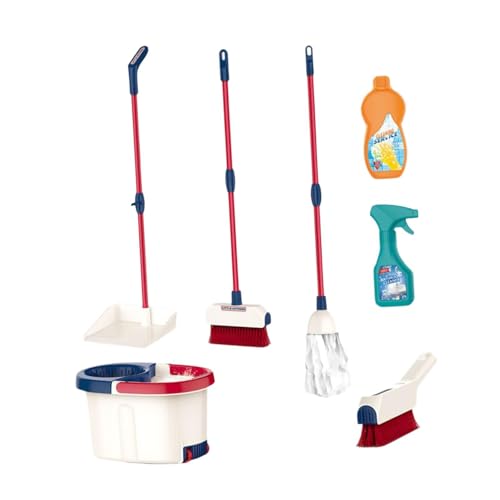 Amagogo Kinder-Reinigungsspielzeug-Set, Rollenspiel, Haushaltsbedarf, kreatives, realistisches Rollenspiel, Haushalts-Reinigungsspielzeug für Kinder, Style A von Amagogo