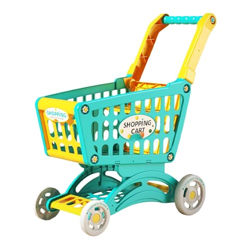 Amagogo Kinder-Supermarktwagen-Spielzeug, Lernspielzeug, Kinder, Schreibtisch-Aufbewahrungsspielzeug, Simulation, Grün von Amagogo