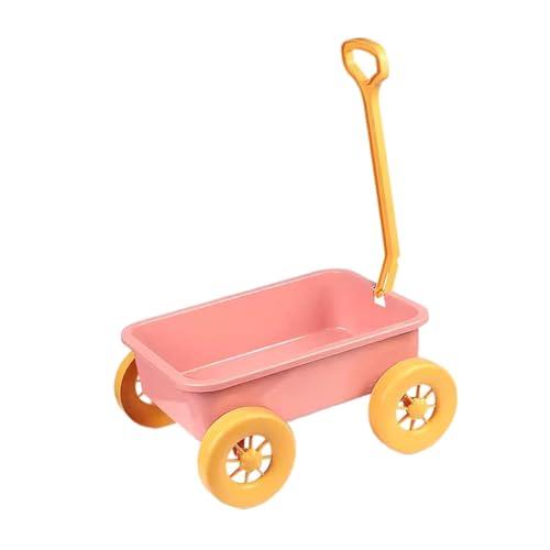 Amagogo Kinderwagen Spielzeug, Rollenspiel, Outdoor-/Indoor-Spielzeug, Motorikspielzeug, Baufahrzeug, Sandspielzeug, Trolley für Jungen und Mädchen im Alter, ROSA von Amagogo