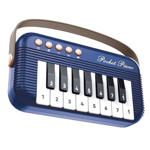 Amagogo Klaviertastatur für Kinder, Silikongriff, Musik-Lerninstrument, Spielzeug, für 4–6 Jahre , Blau Amagogo Klaviertastatur für Kinder, Silikongriff, Musik-Lerninstrument, Spielzeug, für 4–6 Jahre , Blau von Amagogo