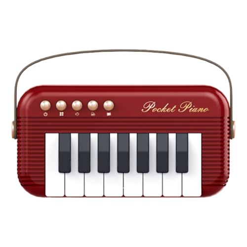 Amagogo Klaviertastatur für Kinder, Silikongriff, Musik-Lerninstrument, Spielzeug, für 4–6 Jahre , Rot Amagogo Klaviertastatur für Kinder, Silikongriff, Musik-Lerninstrument, Spielzeug, für 4–6 Jahre , Rot von Amagogo