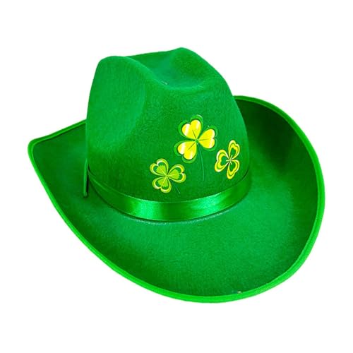 Amagogo Kobold Green Top Hat Party Hut für Männer Frauen Urlaub Halloween Cosplay DIY, A von Amagogo