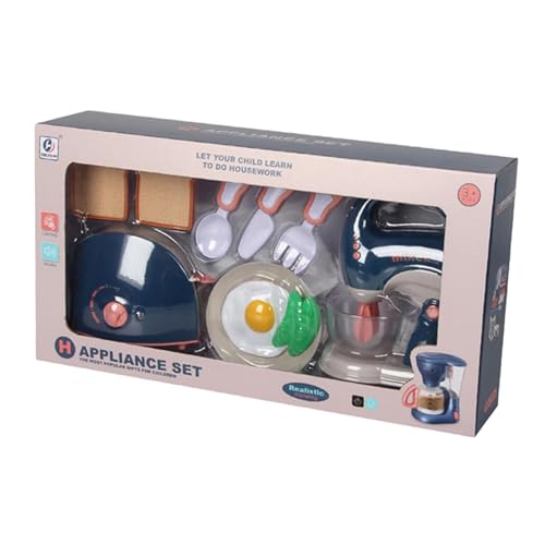 Amagogo Küchengeräte-Spielzeug, vorgetäuschtes Küchenspielzeug, Haushaltsgerät-Spielzeug für Jungen und Mädchen, Partygeschenke für Kinder ab 3 Jahren, Stil E von Amagogo