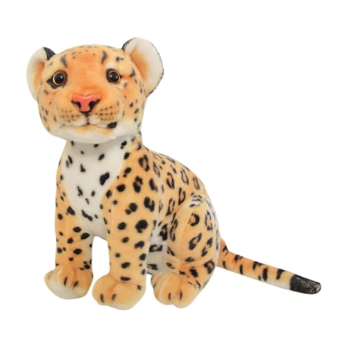 Amagogo Leopard Plüschspielzeug Ausgestopft Tier Süße Realistische Home Dekoration Kreative Plüschpuppen Cartoon Figuren für Freunden Jungen Mädchen, Gelb, 27 cm Amagogo Leopard Plüschspielzeug Ausgestopft Tier Süße Realistische Home Dekoration Kreative Plüschpuppen Cartoon Figuren für Freunden Jungen Mädchen, Gelb, 27 cm von Amagogo