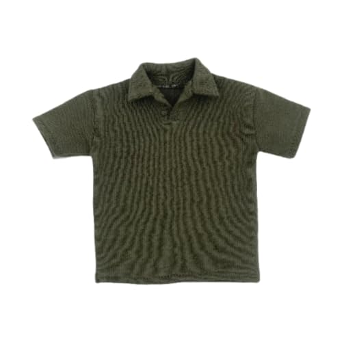 Amagogo Männliches Revers-T-Shirt im Maßstab 1:6. 1:6 männliche Figur Revers-T-Shirt. Praktisches Kostümzubehör für 12-Zoll-Puppenmodell-Figuren, Tiefgrün Amagogo Männliches Revers-T-Shirt im Maßstab 1:6. 1:6 männliche Figur Revers-T-Shirt. Praktisches Kostümzubehör für 12-Zoll-Puppenmodell-Figuren, Tiefgrün von Amagogo