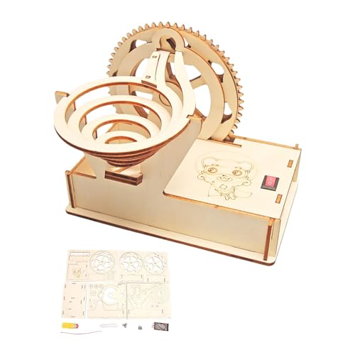 Amagogo Mechanisches Modellset, 3D-Holzpuzzles, Schienenmodell, Bastelsets, Bauset, Holzspielzeugset, für Geburtstagsgeschenke für Erwachsene und Kinder von Amagogo