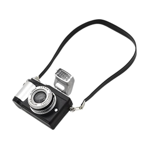 Amagogo Mini Doll Kamera Realistische Geschenke Kamera Modell Dekorative Fotografie Requisiten Fashion Doll DIY Spielzeugdekor für 20 cm Puppen, Schwarz von Amagogo