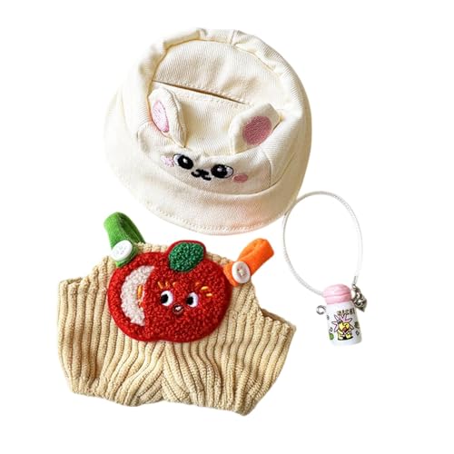 Amagogo Mini-Puppen Hosen Kleidung Set, Mädchen Puppen Kleidung, Puppen Accessoires Kleidung Zubehör Kleidung Zubehör, Puppe Outifits für Anhänger Puppe, Obstflaschen-Set Amagogo Mini-Puppen Hosen Kleidung Set, Mädchen Puppen Kleidung, Puppen Accessoires Kleidung Zubehör Kleidung Zubehör, Puppe Outifits für Anhänger Puppe, Obstflaschen-Set von Amagogo
